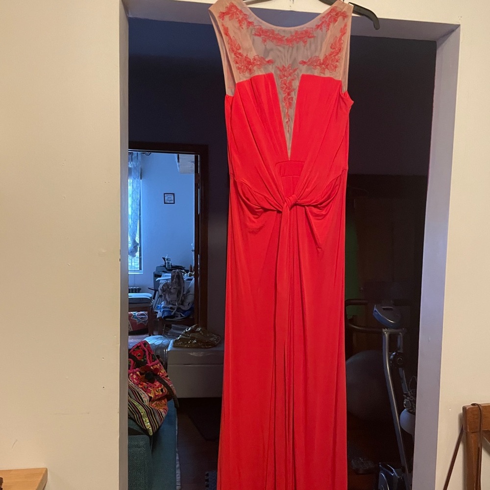 BCBG Maxazria vibrant red dress size M